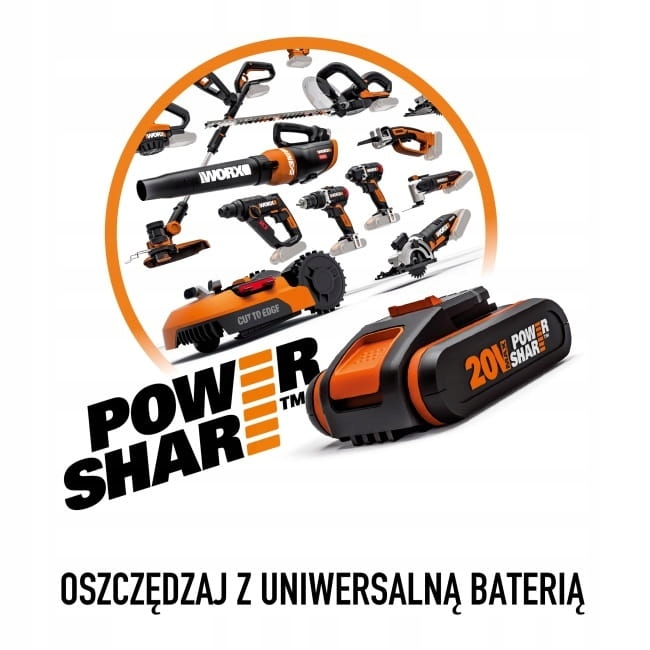 Akumulator Worx 20 V 4,0 Ah Kod producenta WA3553