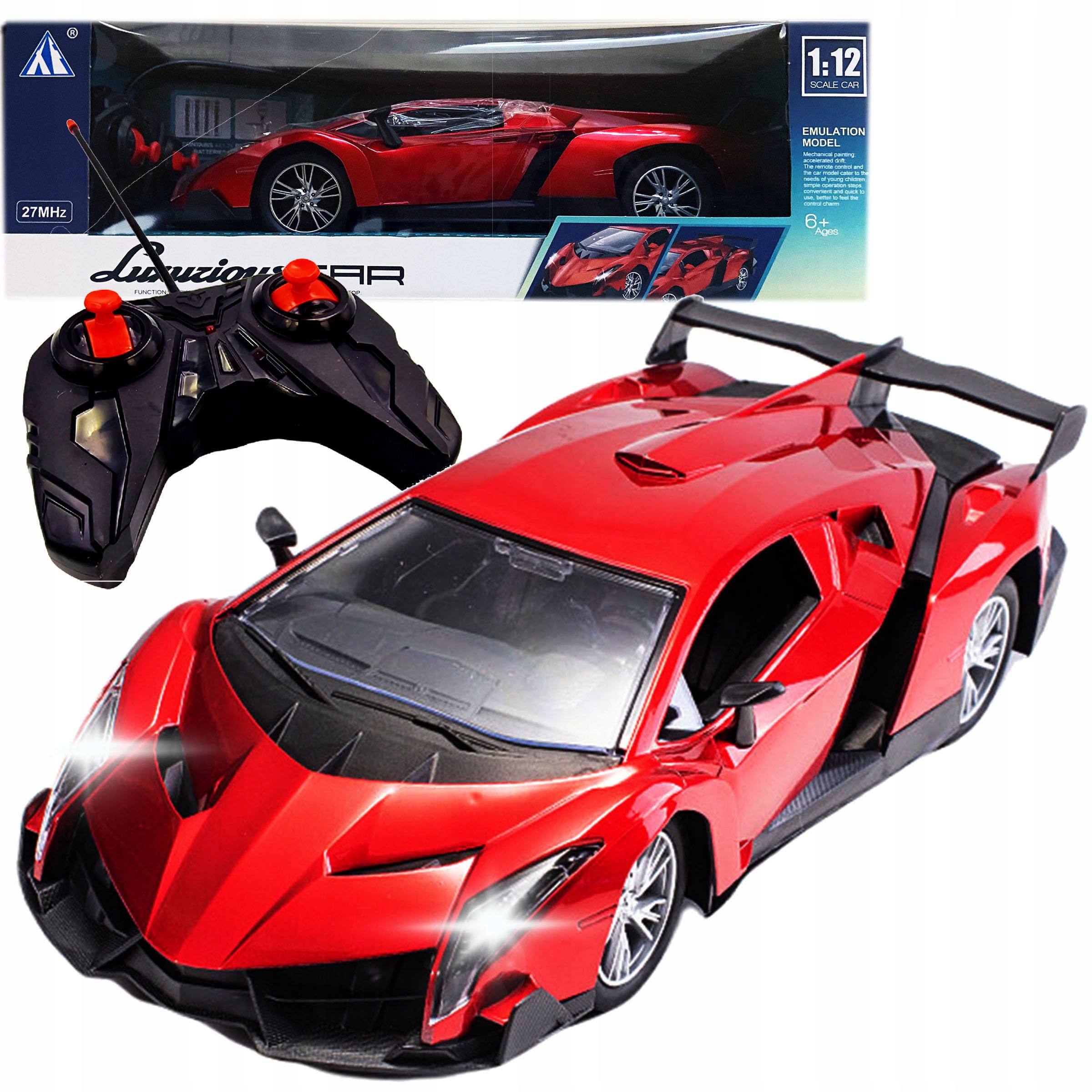 

Samochód Zdalnie Sterowany Sportowy Auto Rc Pilot