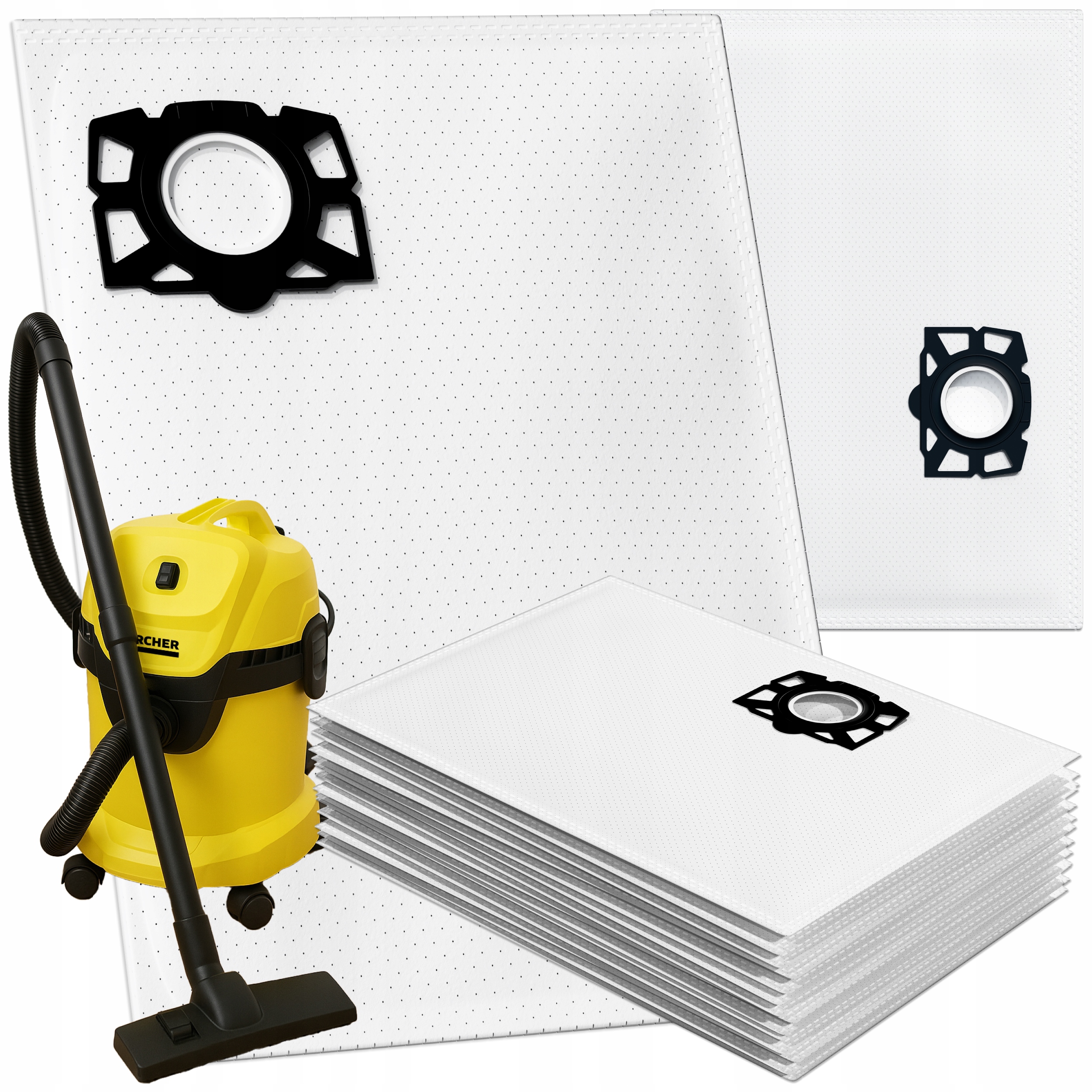 Sada syntetických sáčků 25 Kusů pro vysavač Karcher Kfi 357 Náhradní díl