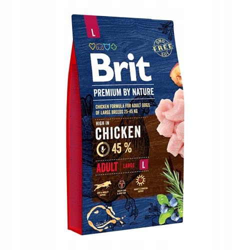 Levně Brit Premium By Nature Adult Large L Kuře 8 kg