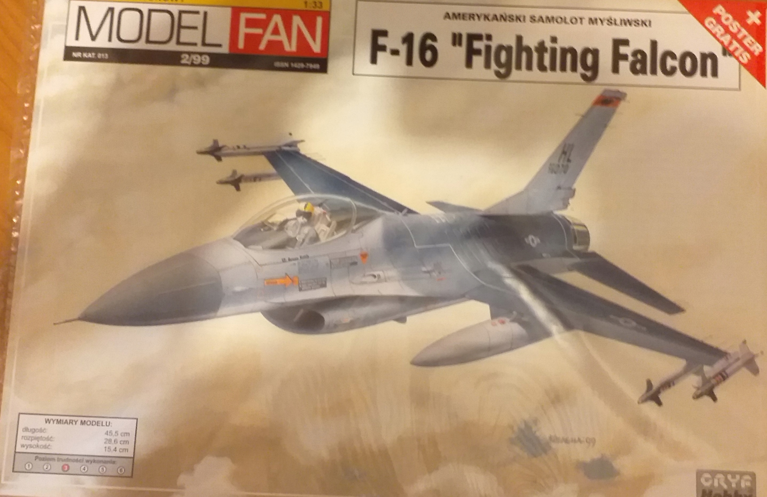 Model Fan nr 2/99 F-16 Fighting Falcon