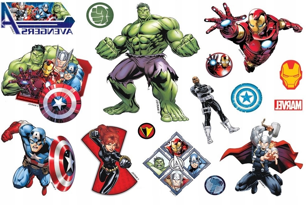 

Tatuaże Zmywalne Dla Dzieci Avengers CG052
