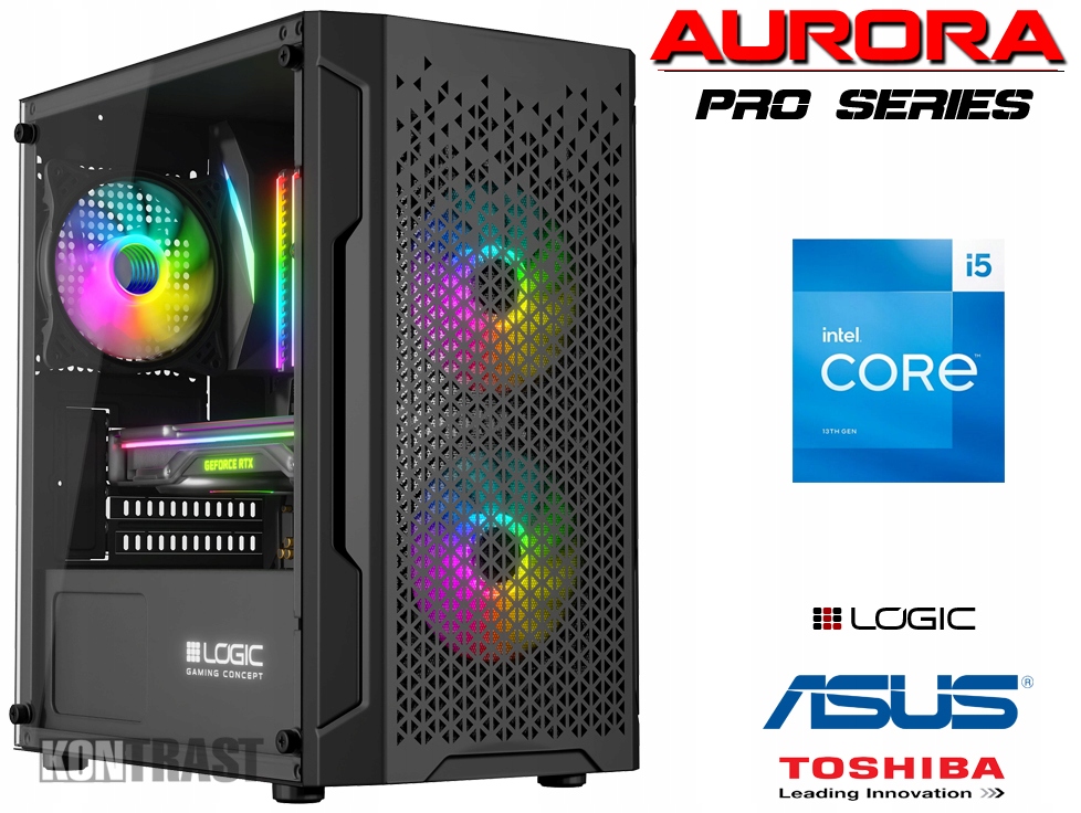 AURORA i5-14400f SSD1TB 32GB RTX4060Ti WIN11 Kod producenta 15112562794