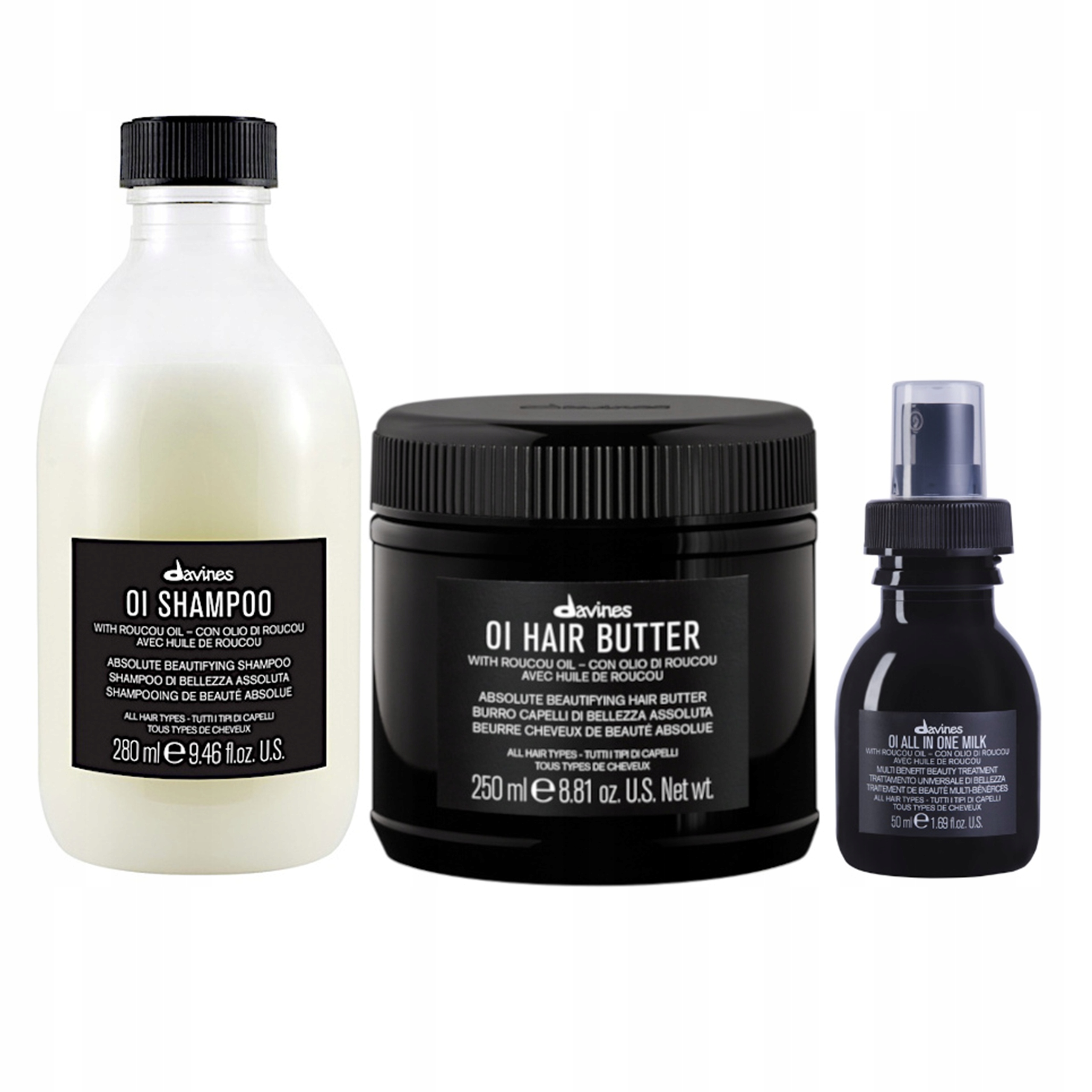 Davines Oi Oil Sada Šampon Máslo Mléko 580 ML