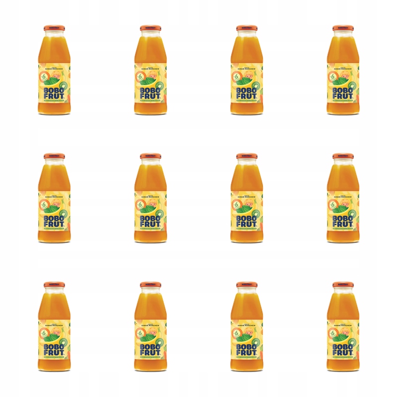 Bobo Frut Nektar Jablko banán mrkev 300 ml po 6. měsíci X12