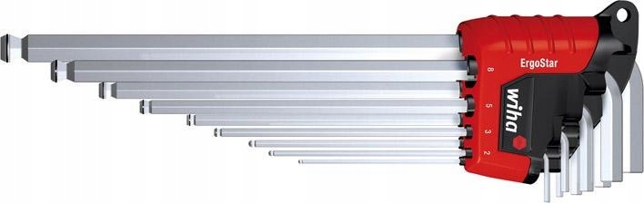 WIHA НАБОР ГАЕЧНЫХ КЛЮЧЕЙ С ШАРОВОЙ ГОЛОВКОЙ