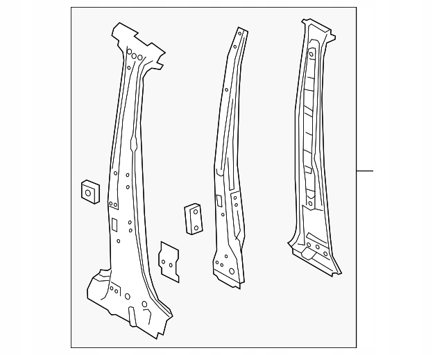 80a810074cstl - Стійка B правої двері OE AUDI Q5 2018-