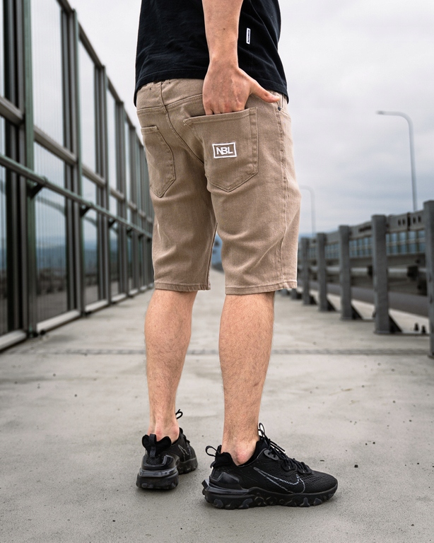 Kraťasy New Bad Line Jeans Icon Beige Nbl vel. XL