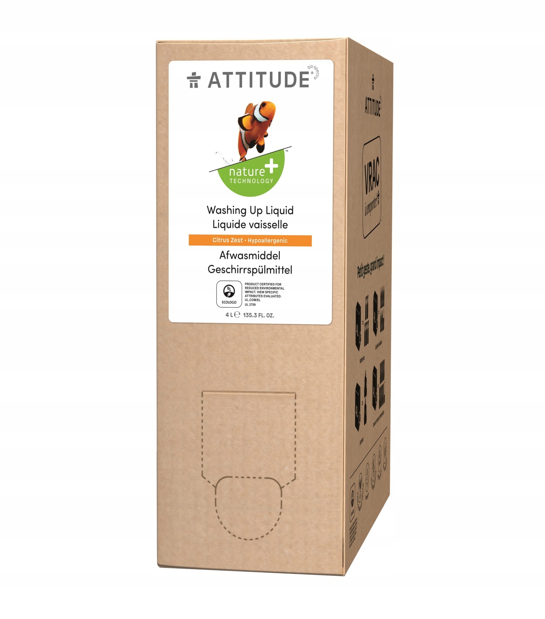 

Attitude hipoalergiczny Płyn do Mycia Naczyń 4L