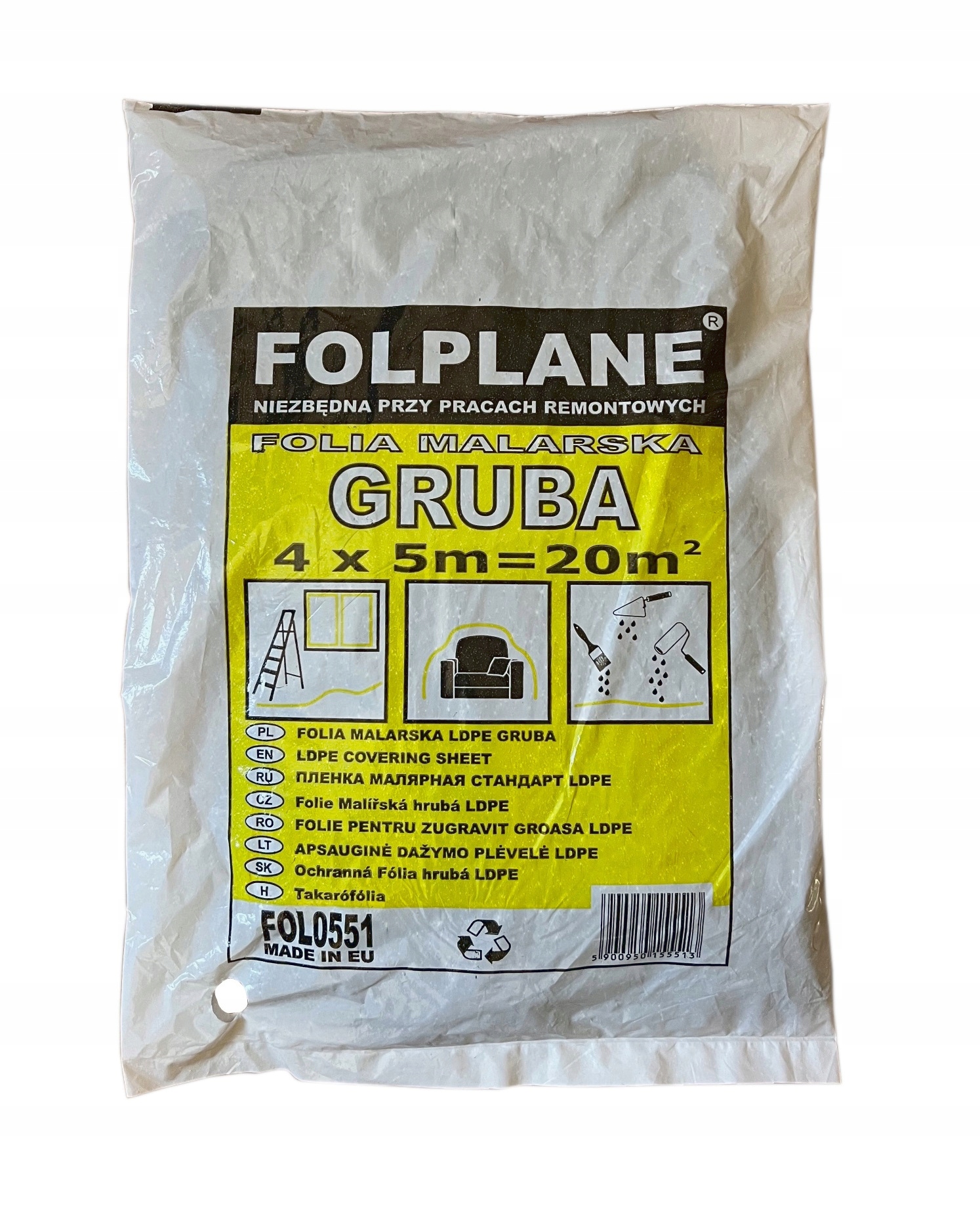 

Folia Malarska Gruba 4MX5M