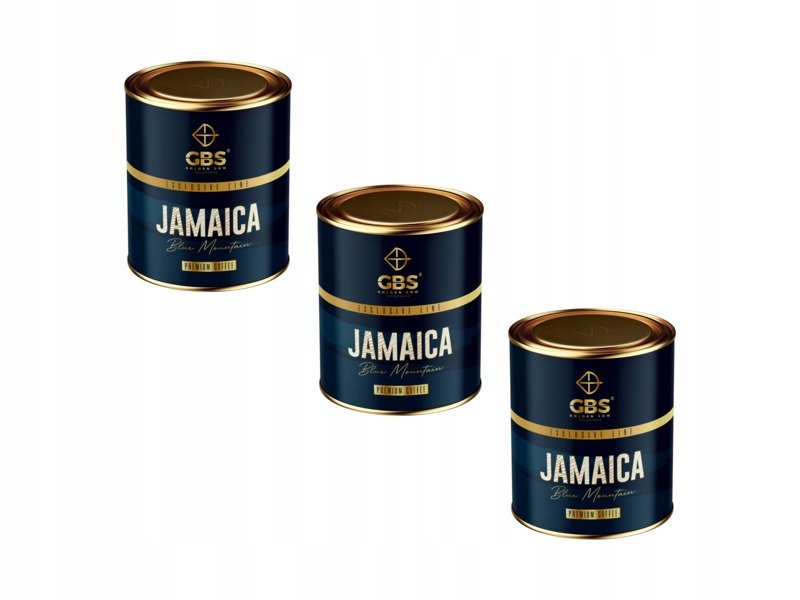 Kawa ziarnista Gbs Exclusive Line Jamaica Blue Mountain Arabica 3 x 100 g