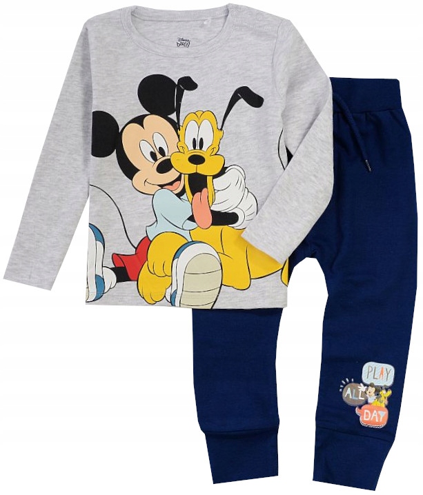 

Mickey I Pluto Dres Komplet Niemowlęcy 74 R40B