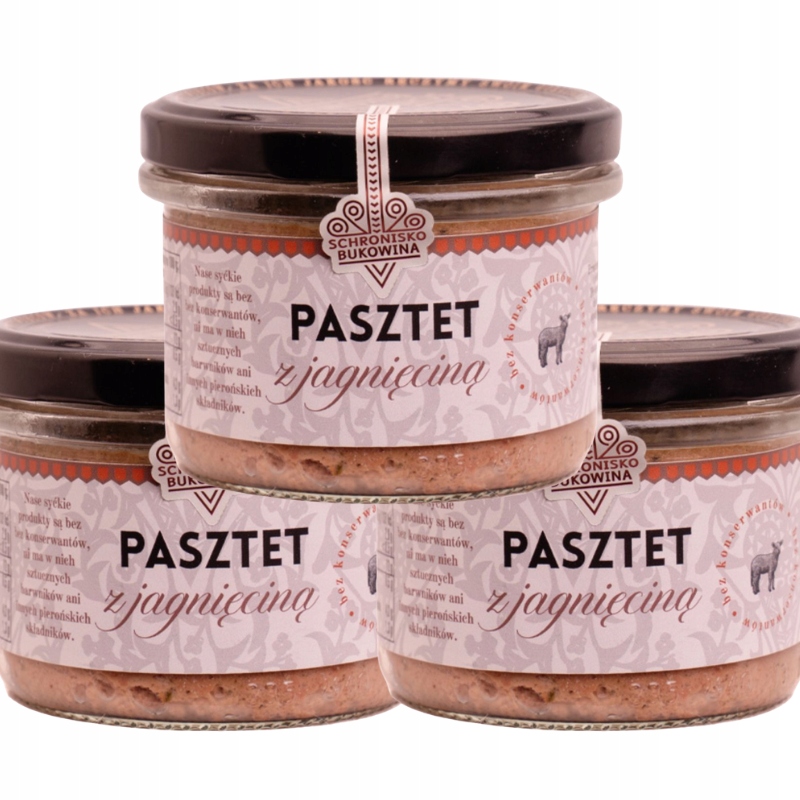 Jehněčí paštika Schronisko Bukowina 180 g přírodní tradiční