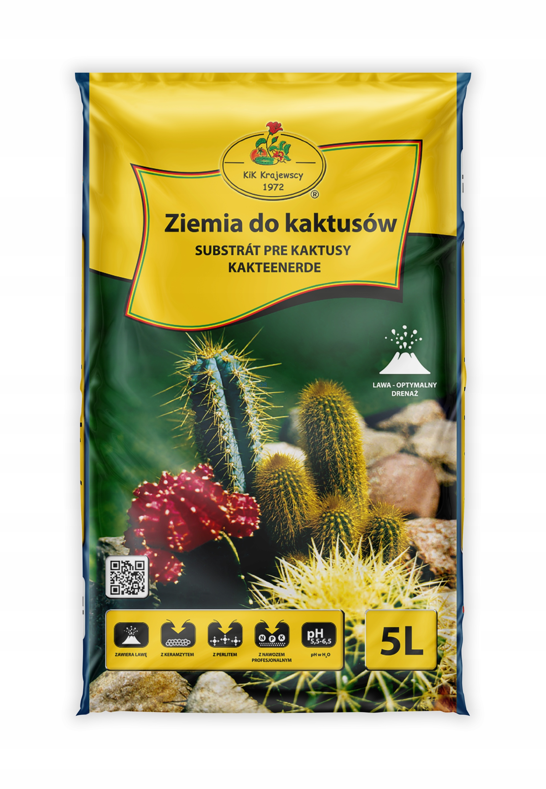 

Ziemia Do Kaktusów i Sukulentów 5L Podłoże