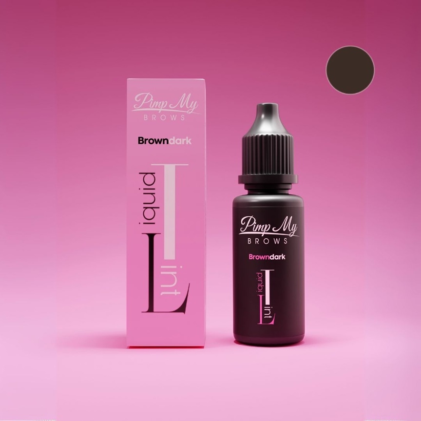 Pimp my Brows Tekutá barva na obočí Liquid Tint 15 ml 05 Tmavě hnědá