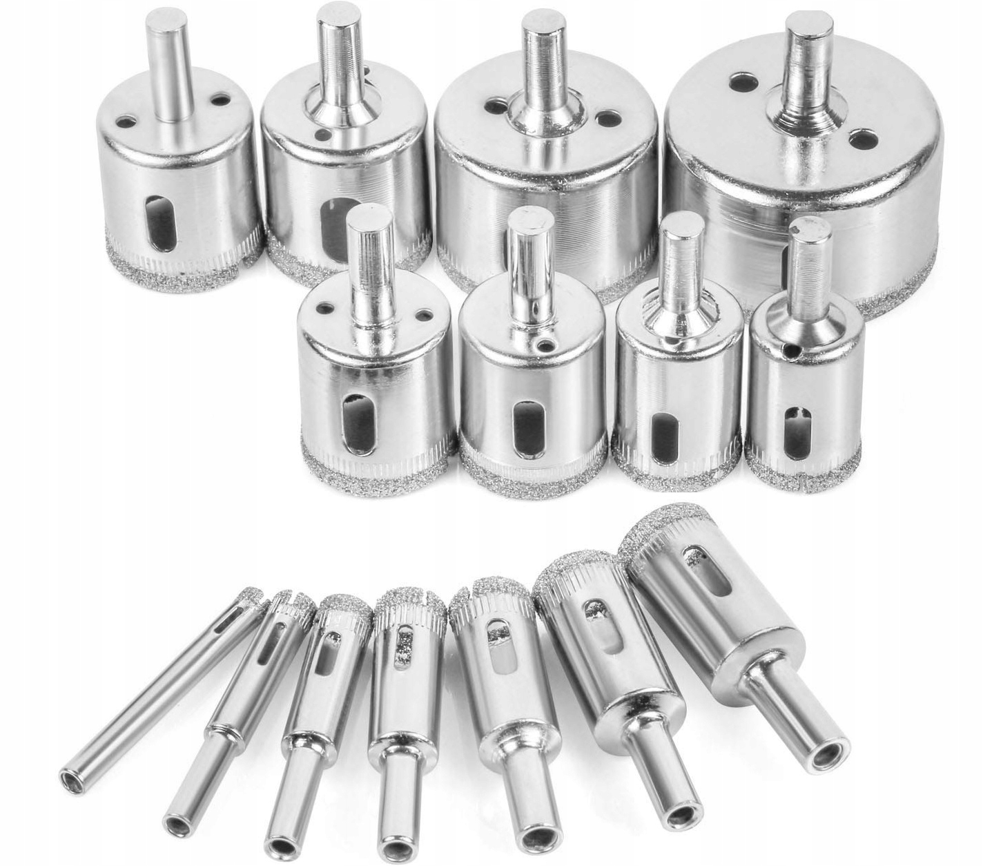 

Otwornice diamentowe gres płytki 15 szt 6-50mm Mta
