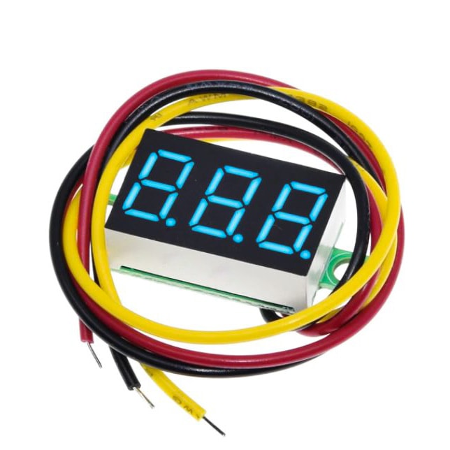 

Woltomierz DC Led miernik 0.36" niebieski