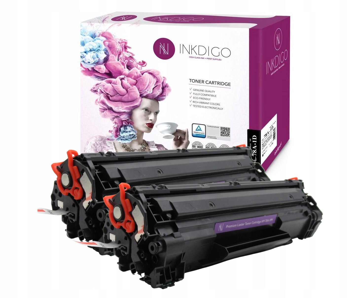 

2x Toner do Hp LaserJet P 1601 zamiennik CE278A