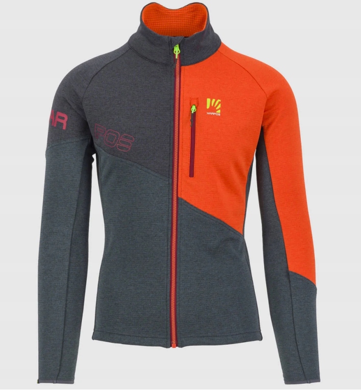 Bluza Karpos Val Viola męska techniczna rozpinana sportowa czerwony S