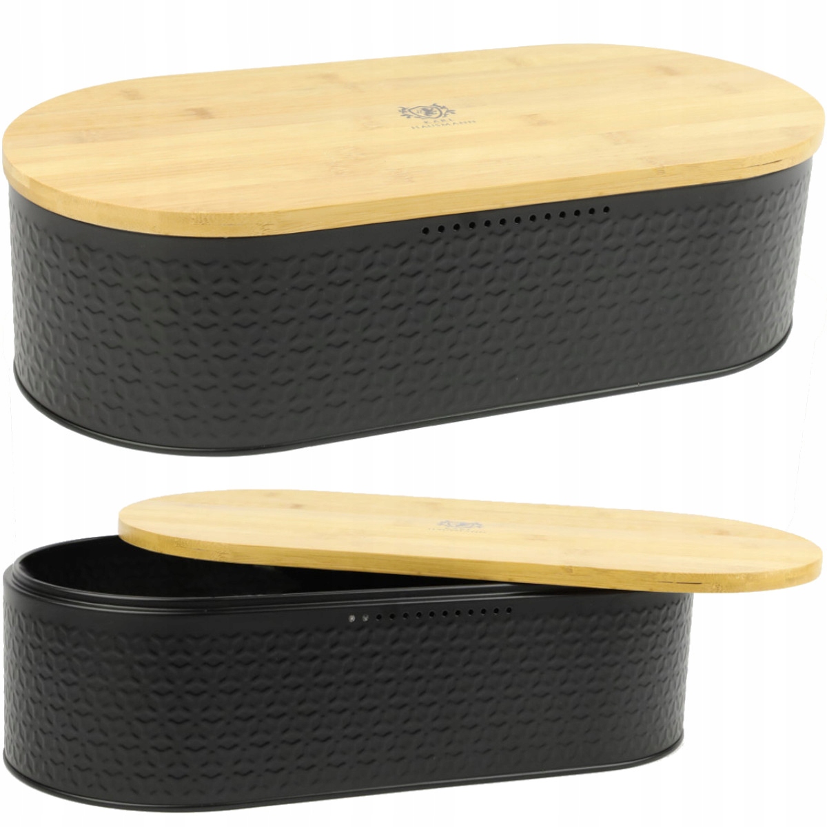 CHLEBAK STALOWY Z BAMBUSOWĄ POKRYWĄ NA PIECZYWO CHLEB