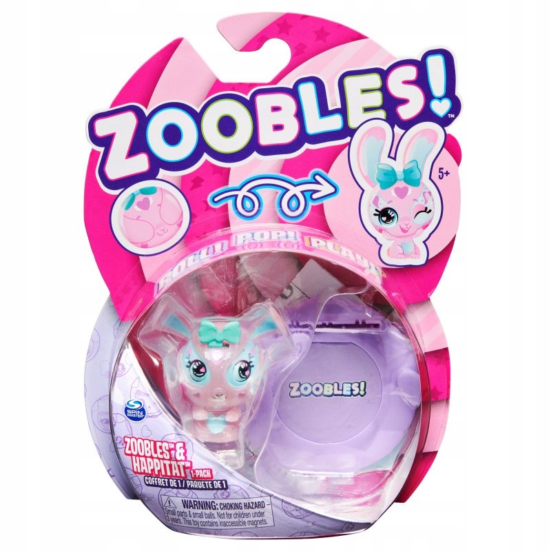 

Figurka Zoobles Zwierzatko 1pak Bunny