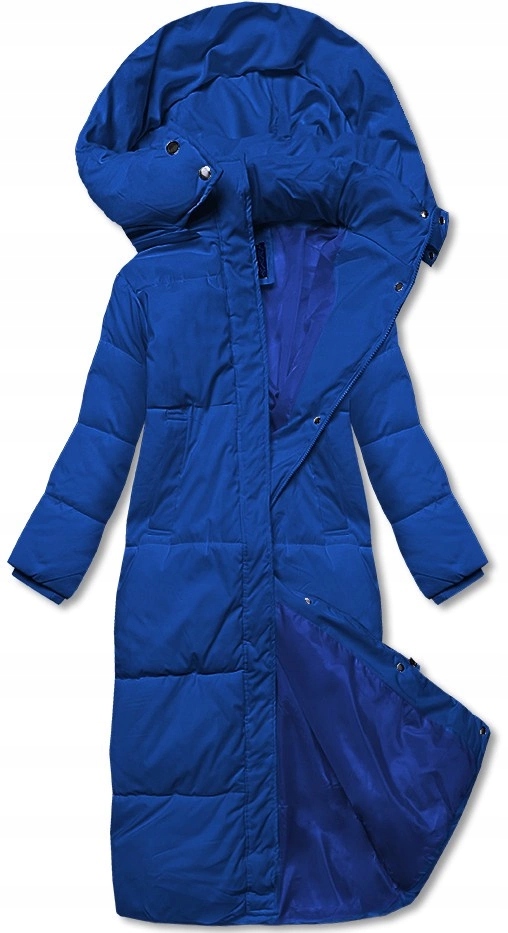 Dlouhá Bunda S Kapucí AG3-3031 Modr. XXL (44)