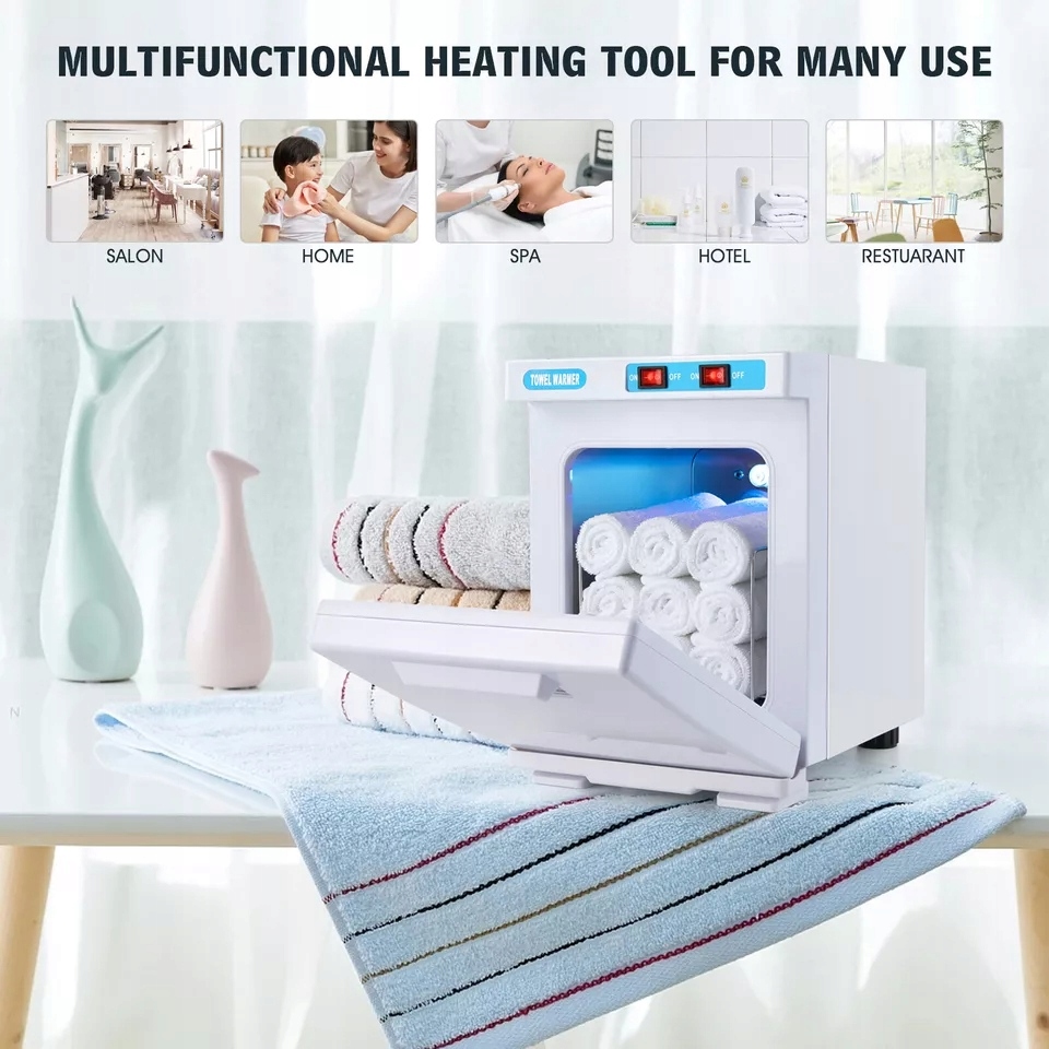 PODGRZEWACZ DO RĘCZNIKÓW, SZAFKA GRZEWCZA NA RĘCZNIKI, BIAŁY, LAMPA UV Kod producenta PODGRZEWACZ DO RĘCZNIKÓW