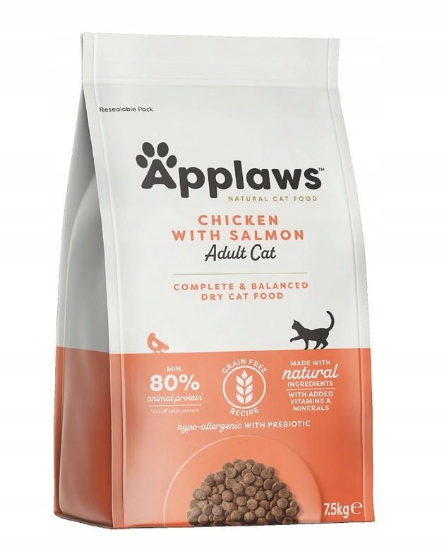 Levně Applaws s kuřecím masem a lososem 7.5 kg