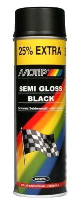 MOTIP CZARNY PÓŁMAT PÓŁPOŁYSK 500ml SPRAY