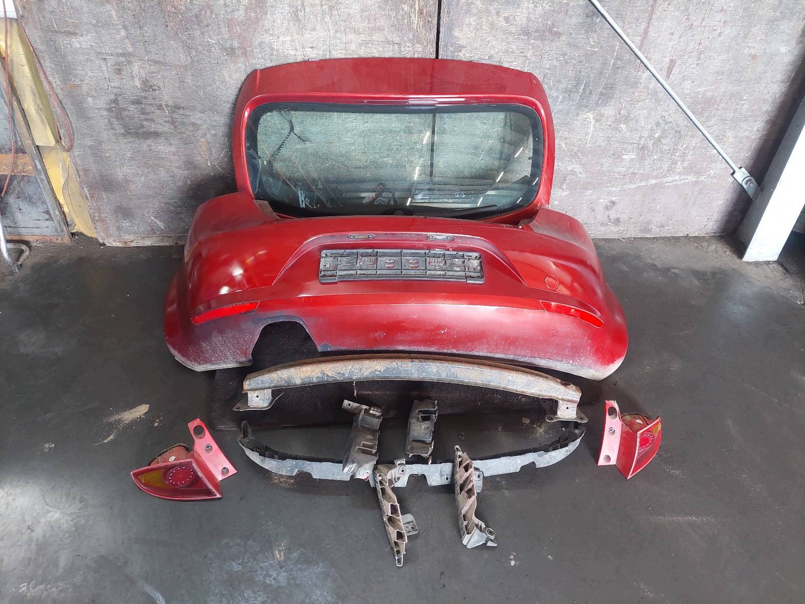 complete rear part SEAT LEON II LS3X trunk door boot bumper rear part lights