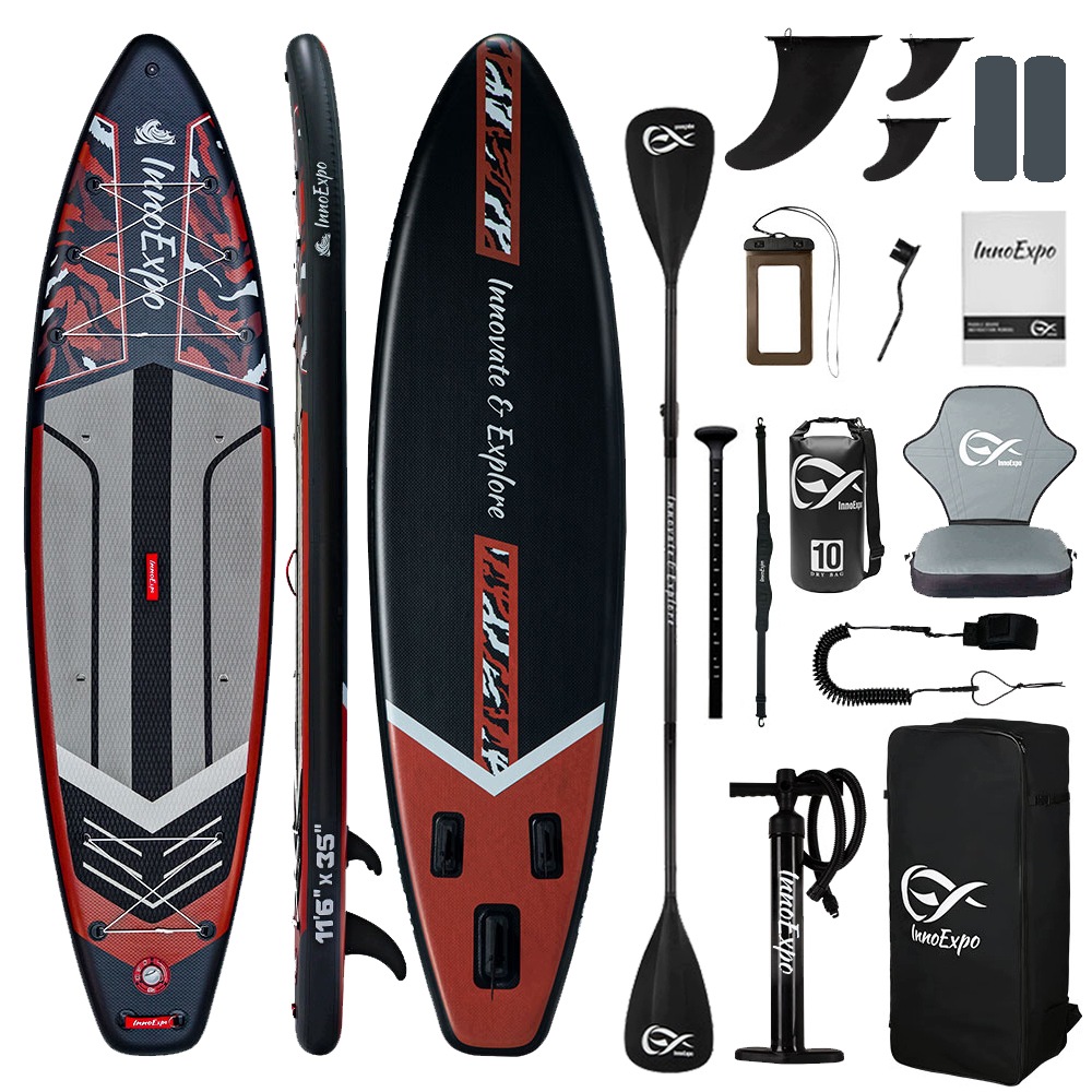 Sup Deska InnoExpo Nafukovací 350*89*15 cm Nosnost 230 kg Pvc Příslušenství