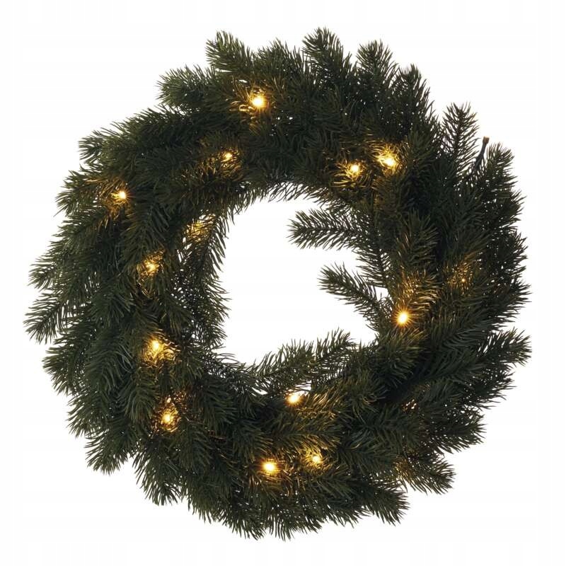 Vánoční Led věnec na dveře 40 cm Emos