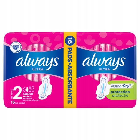 

Always Ultra Plus ze skrzydełkami 16 szt.