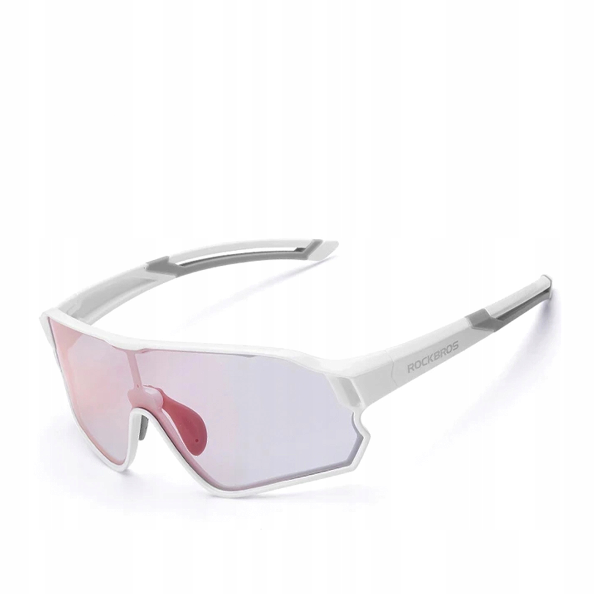 Rockbros dětské brýle s fotochromatickým povrchem, bílé