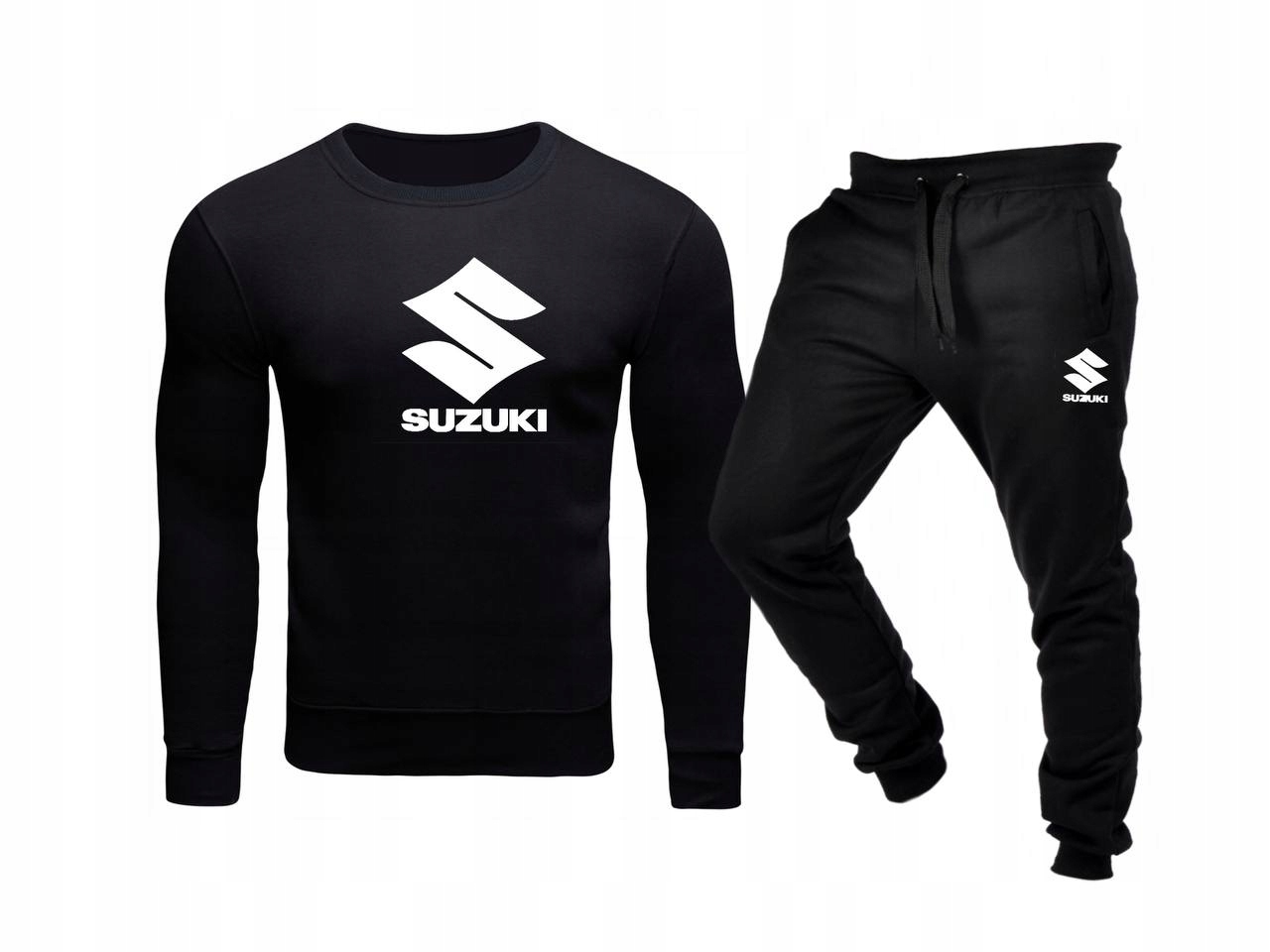 Tepláková Souprava Teplákovka Pánská Bez Kapuce Suzuki Černá L