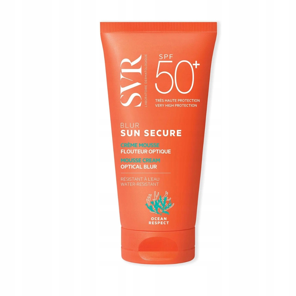 Svr, Sun Secure Blur, Parfum-Free, Sun Protection, Sunscreen Cream, For Fac