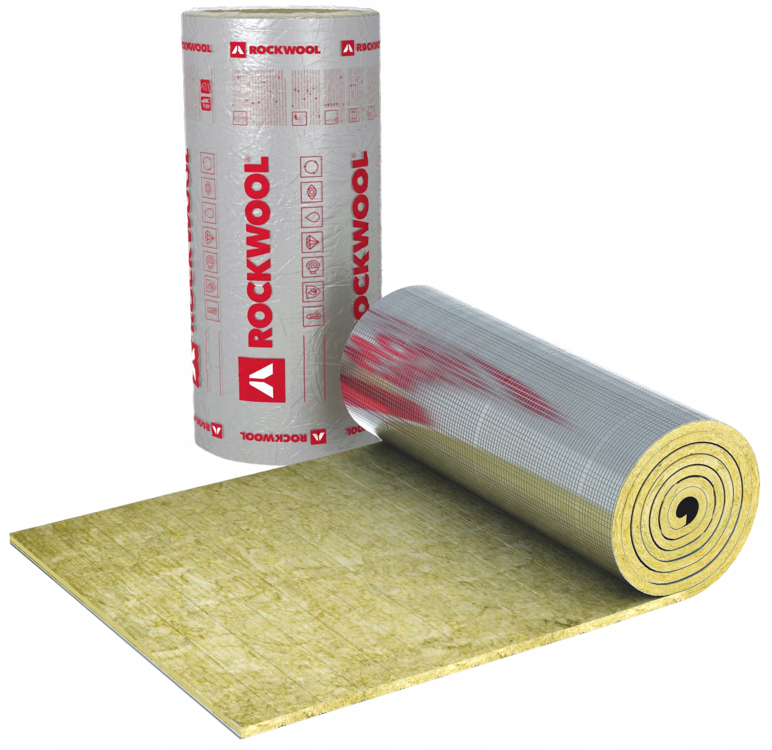 

Wełna Mineralna 40mm 4cm Izolacja Rury Rockwool 1m