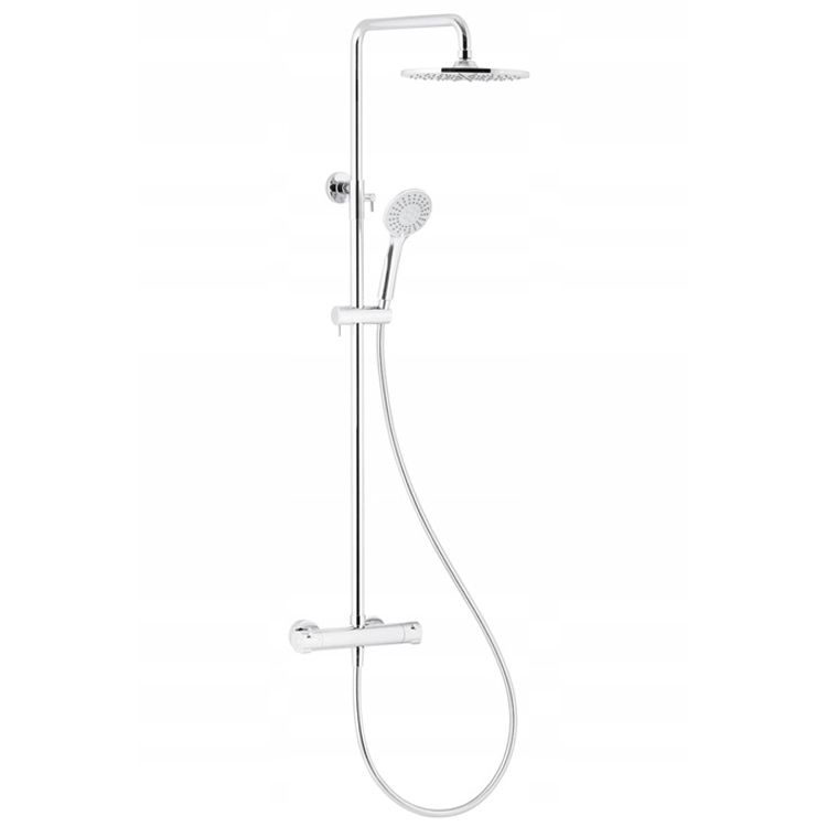 Sprchová kolóna Luna, Termostat, Chróm