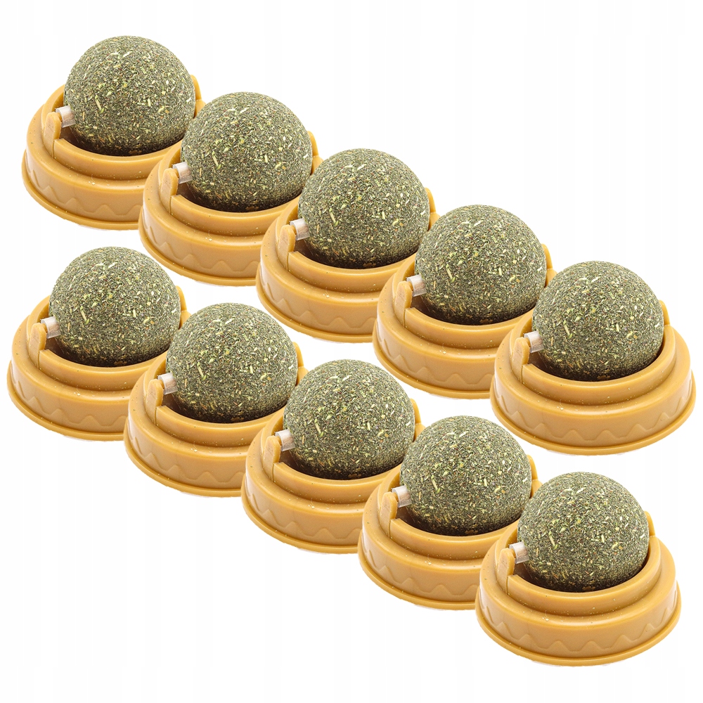 Levně Akinu Šantová kulička hračka pro kočky nalepovací 10 ks