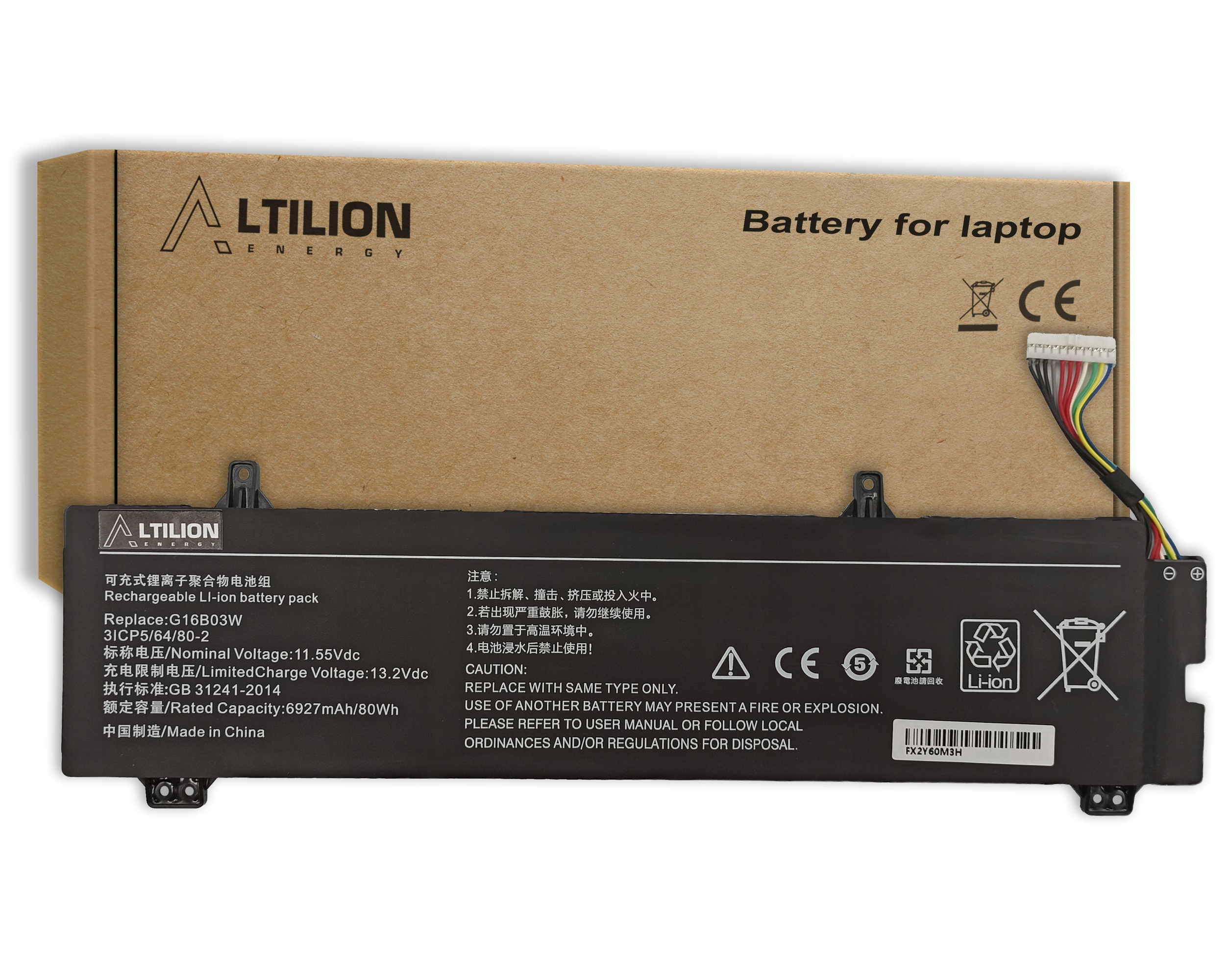 Batéria Altilion Energy G16B03W kompatibilná s Xiaomi