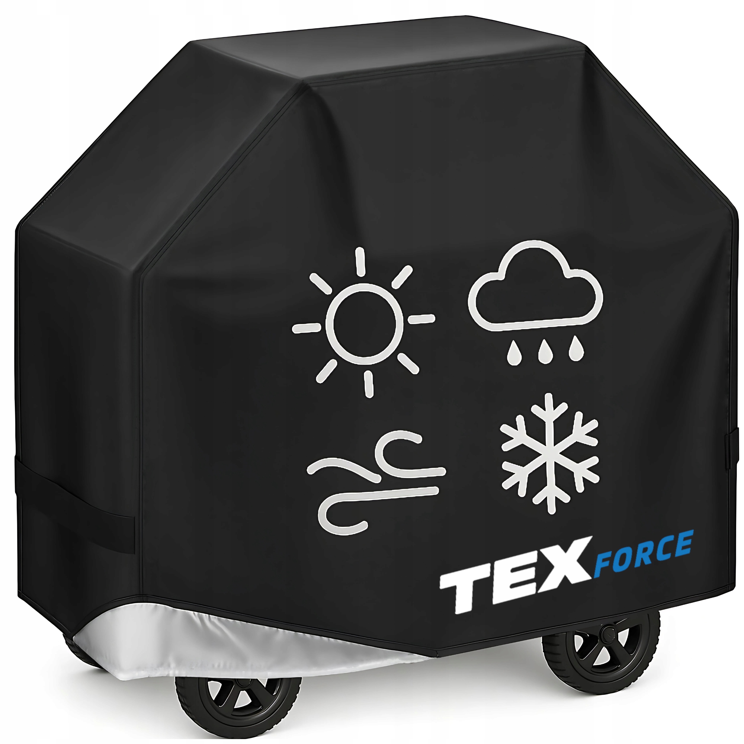 Obal Na Gril Plynový Voděodolný Velký Pevný 145x61x117 cm