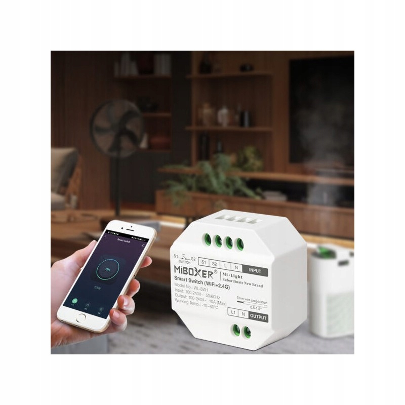PRZEKAŹNIK WL-SW1 230V WI-FI MIBOXER MULTITIMMER Marka Media-Comp