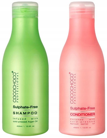 Cocochoco Szampon bez Sls/sles 400ml odżywka do włosów 400ml zestaw