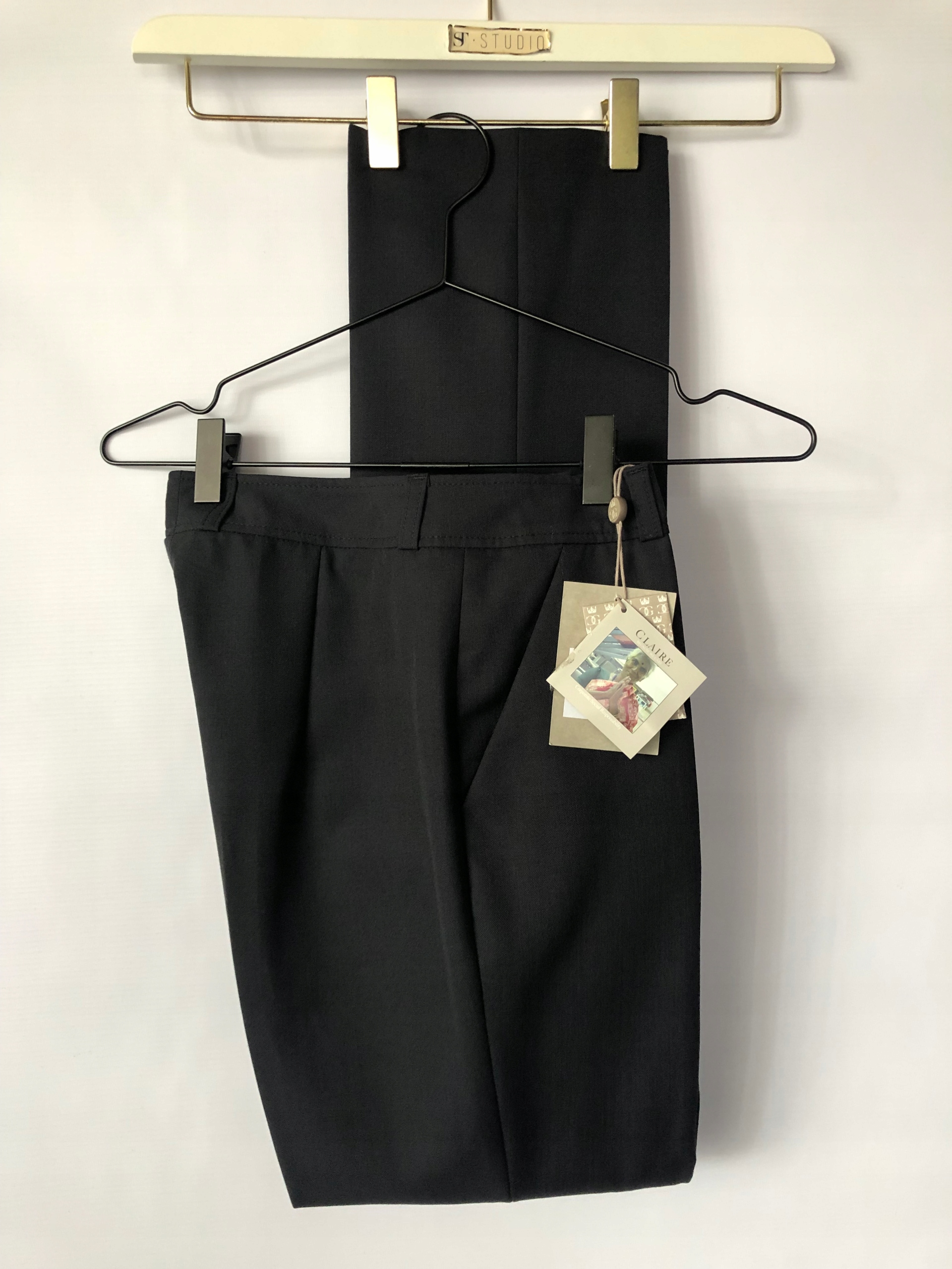 Claire Elegantní kalhoty s kant Premium