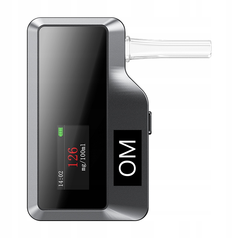Alkohol Tester Elektrochemický Na Usb 5 Náustkov Nabíjačka Profejonálny