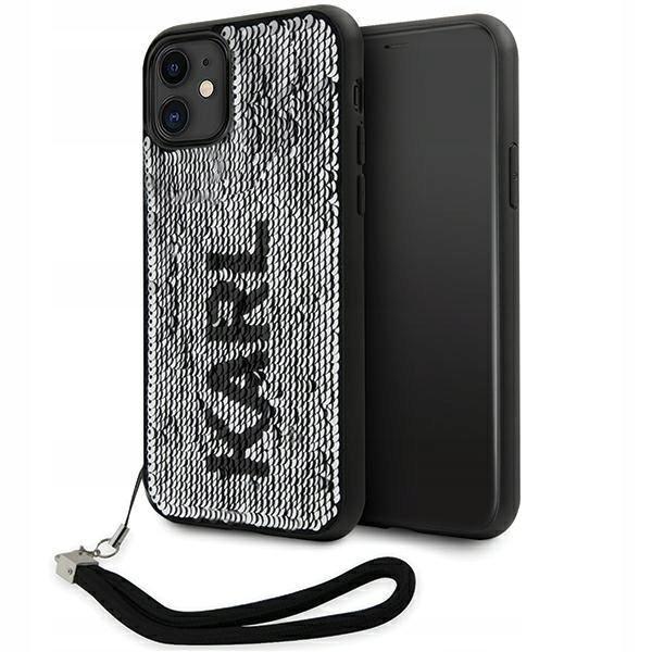 Karl Lagerfeld KLHCN61PSQRKS Iphone 11 Xr 6,1" Stříbrný Hardcase