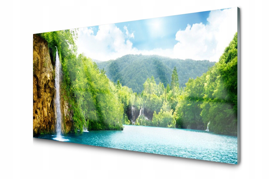 

Panel szklany Płytka Góry Las Jezioro 140x70