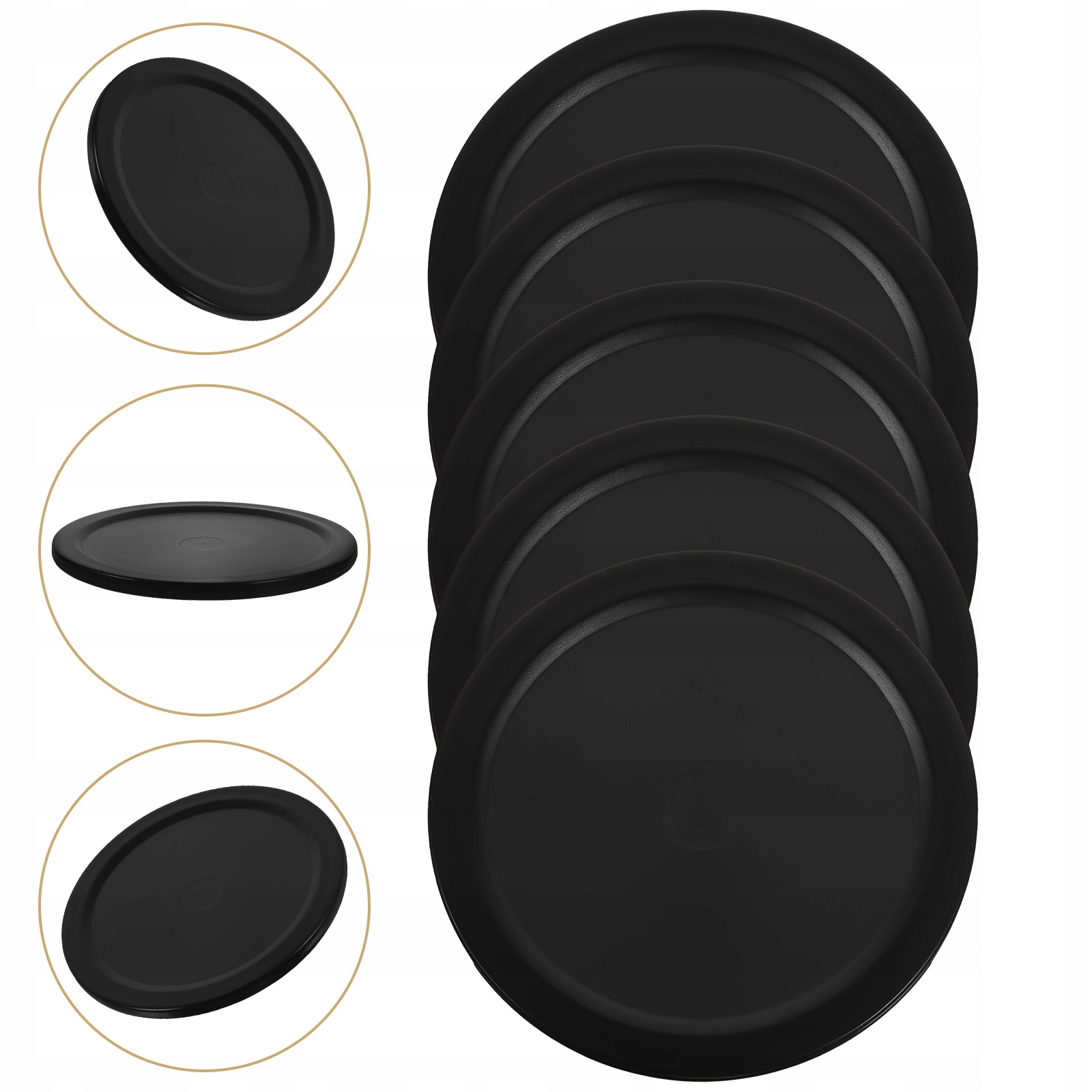 KRĄŻKI DO HOKEJA STOŁOWEGO BLACK PCK AIR MINI