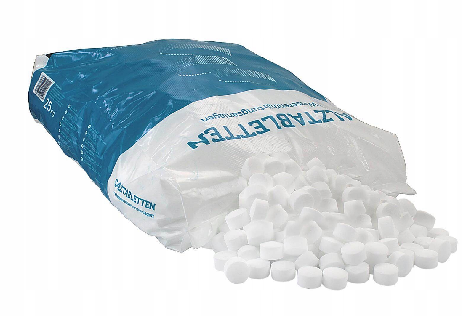 TABLETKI SOLNE SÓL DO ZMIĘKCZACZY WODY 25kg CIECH