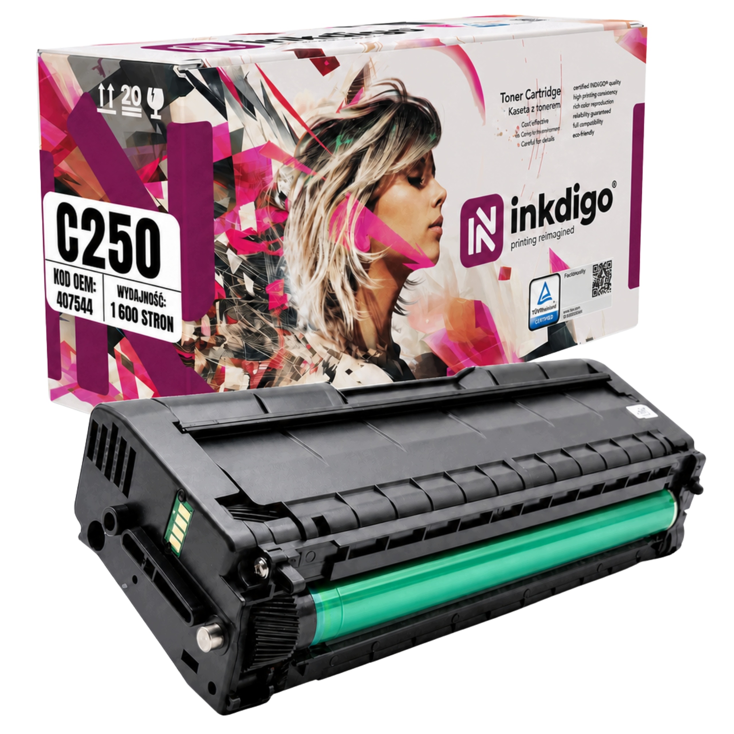 Náhradní toner pro tiskárnu Ricoh Sp C250 C260 C261